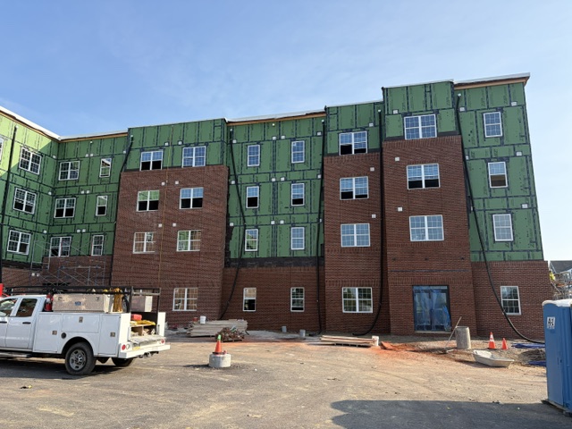 Multifamily building masonry project