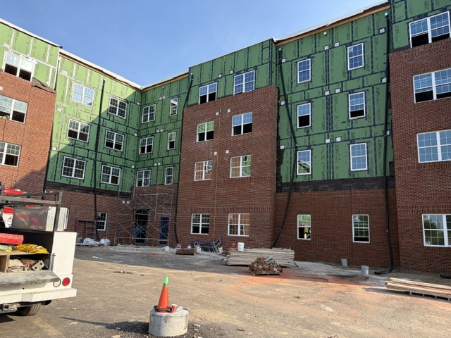 Multifamily building masonry project