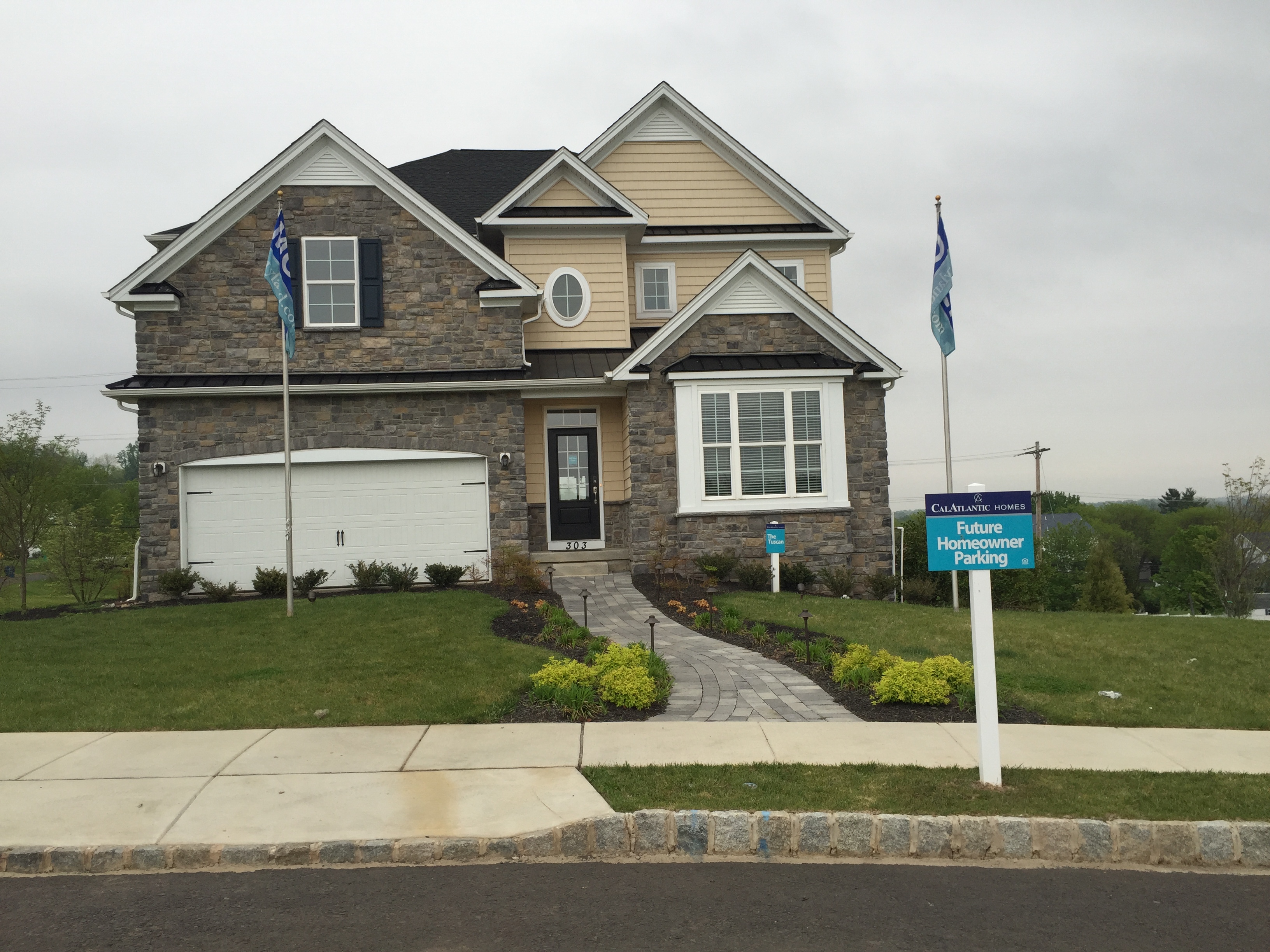 Single family home masonry project